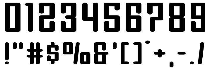 Darklighter Expanded Font OTHER CHARS