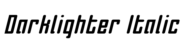 Darklighter Italic  Descarca Fonturi Gratis