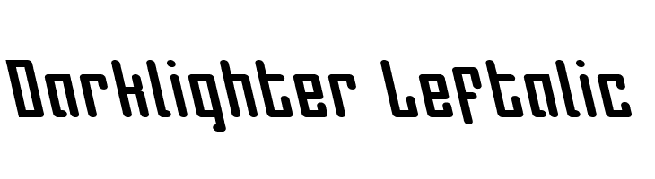Darklighter Leftalic  baixar fontes gratis