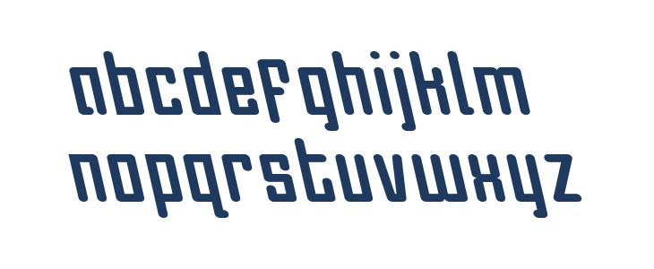 Darklighter Leftalic Lowercase