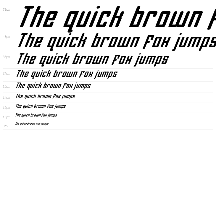 Darklighter Super-Italic Waterfall