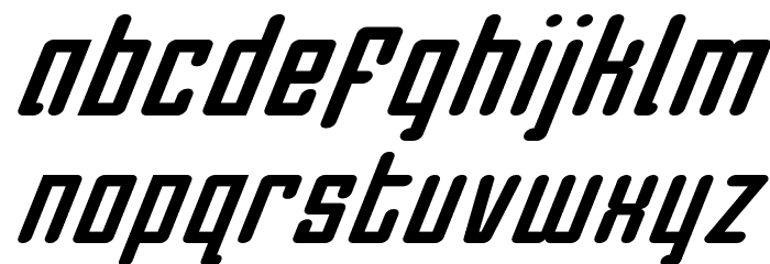Darklighter Super-Italic Font LOWERCASE