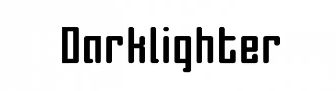Darklighter  font caratteri gratis