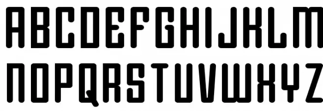 Darklighter Font Litere mari