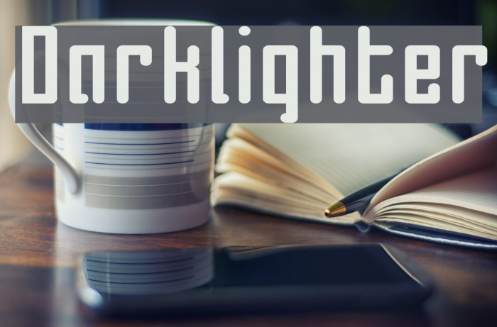 Darklighter Font examples
