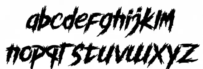 Darkmode Regular 字体 小写