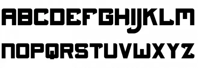 Darkness Bold フォント 大文字