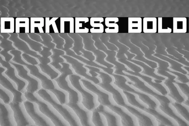 Darkness Bold Example 1