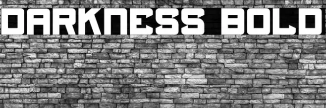 Darkness Bold Example 3