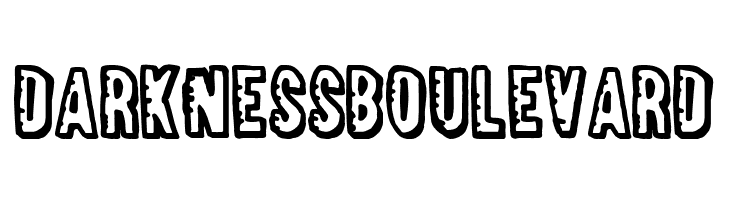 Darkness Boulevard Font
