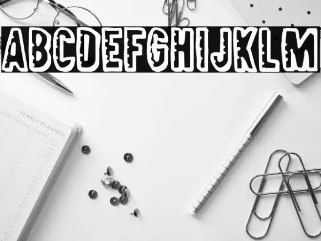 Darkness Boulevard Font examples