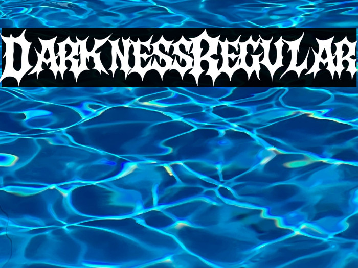 Darkness Regular Example 1