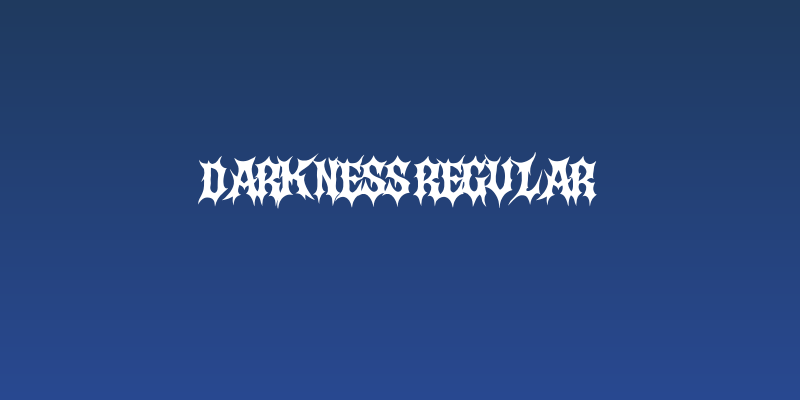 Darkness Regular Social Header