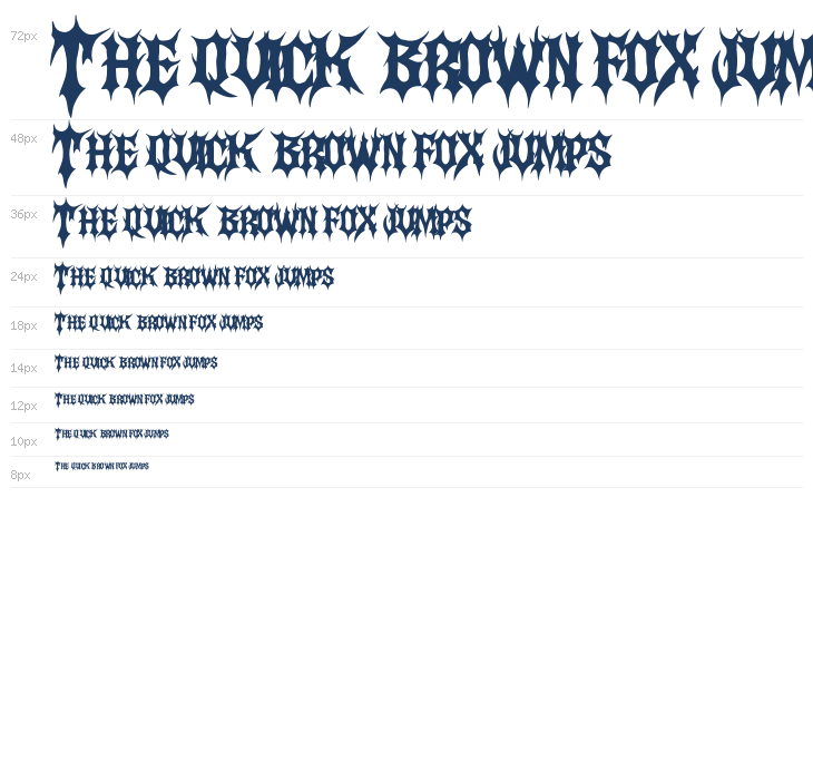 Darkness Regular Waterfall