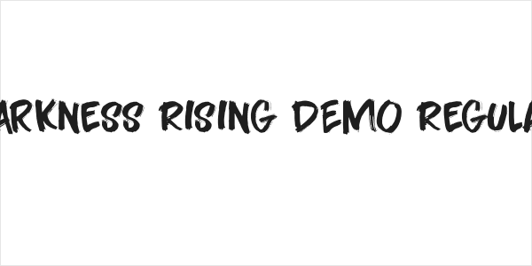 Darkness Rising DEMO Regular Logo