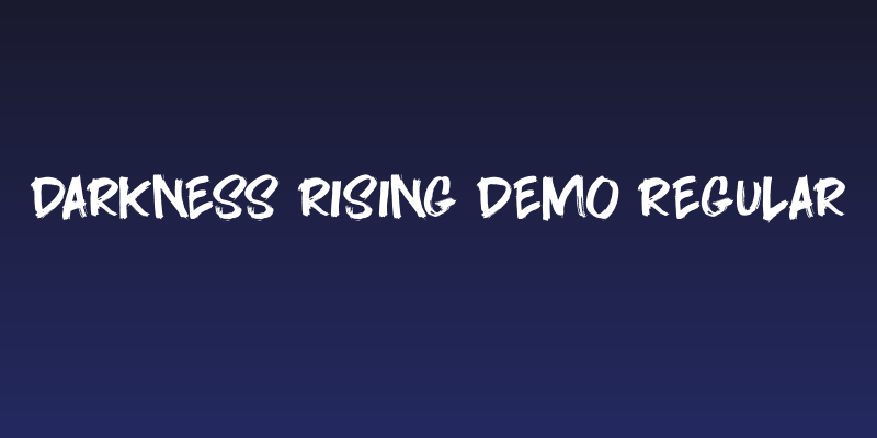Darkness Rising DEMO Regular Social Header