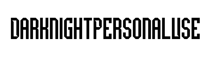 Darknight Personal Use  Free Fonts Download