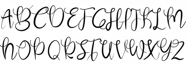 Darknight Font UPPERCASE