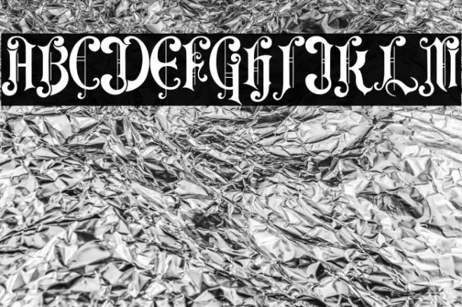 Darkpower Font examples