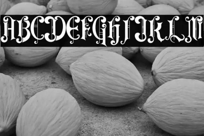 Darkpower Font examples