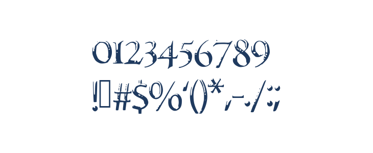 DarksSkyrimFont Other Characters