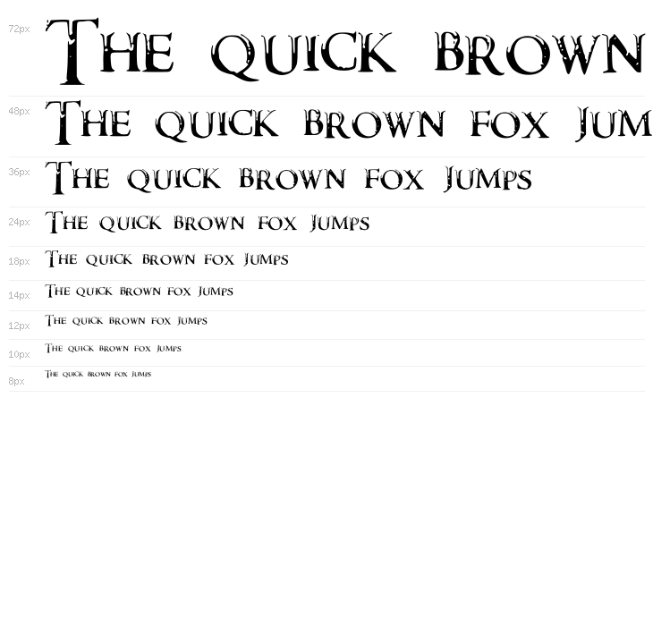 DarksSkyrimFont Waterfall