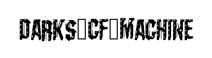 Darks_CF_Machine Font