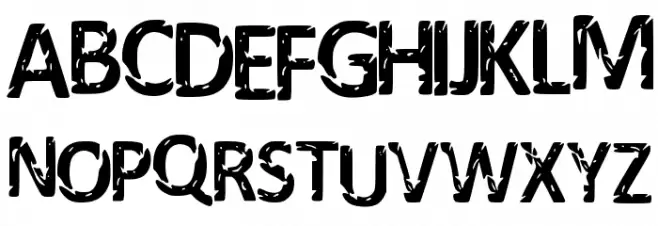 Darks_Calibri_Remix Font Litere mari
