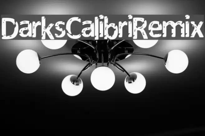 Darks_Calibri_Remix Font examples