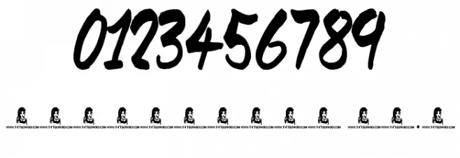 Darkside of the Mourning Font OTHER CHARS