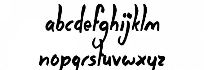Darkside of the Mourning 字体 小写