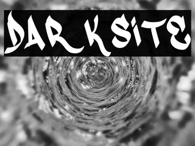 Darksite Font examples