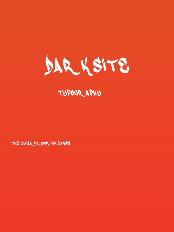 Darksite Poster