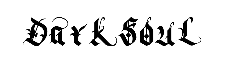 Darksoul  免费字体下载