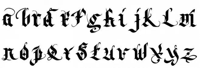 Darksoul 字体 小写