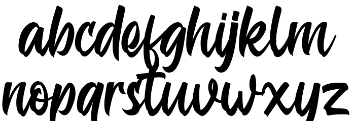 Darkspear Font LOWERCASE