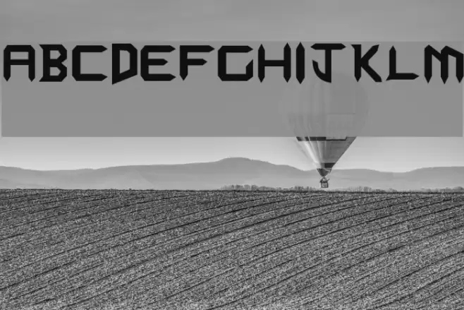 Darkstar Font examples