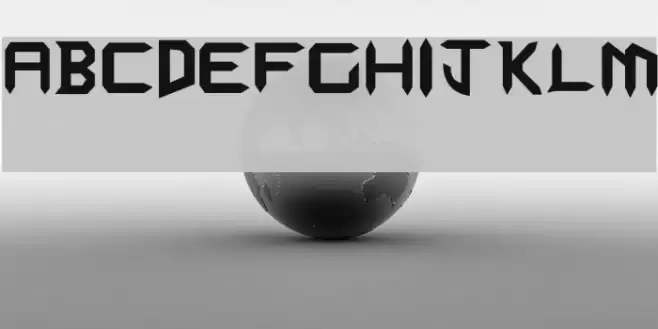 Darkstar Font examples