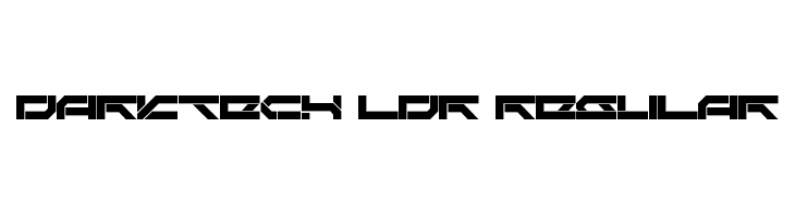 Darktech LDR Regular Font - FFonts.net