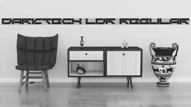 Darktech LDR Regular Font examples