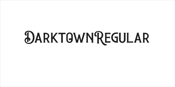 DarktownRegular Logo