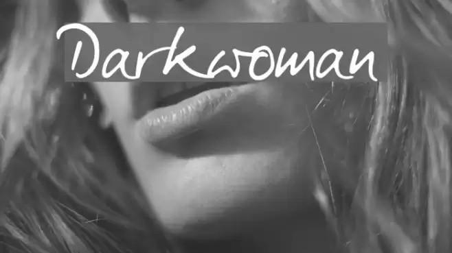 Darkwoman Font examples