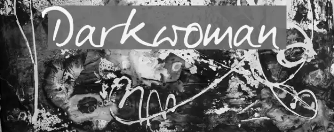 Darkwoman Font examples