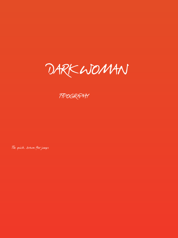 Darkwoman Poster