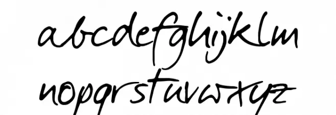 Darkwoman خط أحرف صغيرة