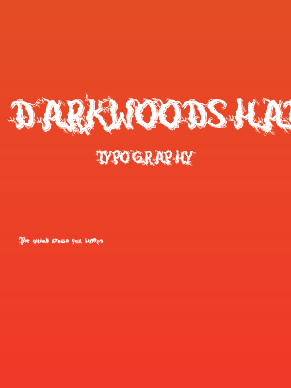 DarkwoodShadow Poster
