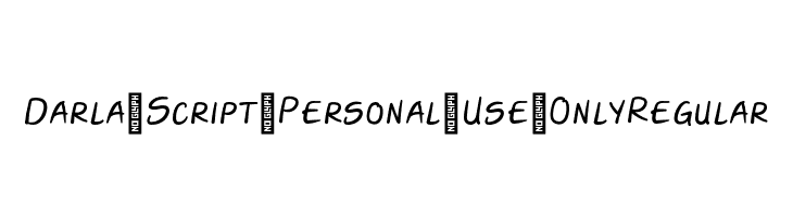 Darla-Script-Personal-Use-Only Regular  フリーフォントのダウンロード
