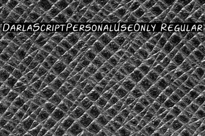 Darla-Script-Personal-Use-Only Regular Example 2