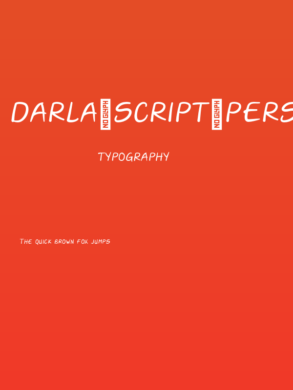 Darla-Script-Personal-Use-Only Regular Poster