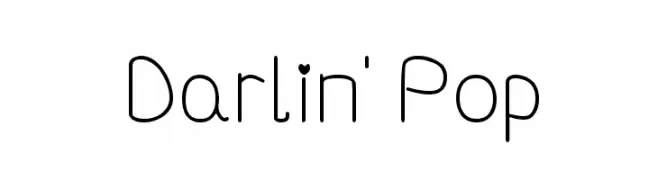 Darlin' Pop  Fuentes Gratis Descargar